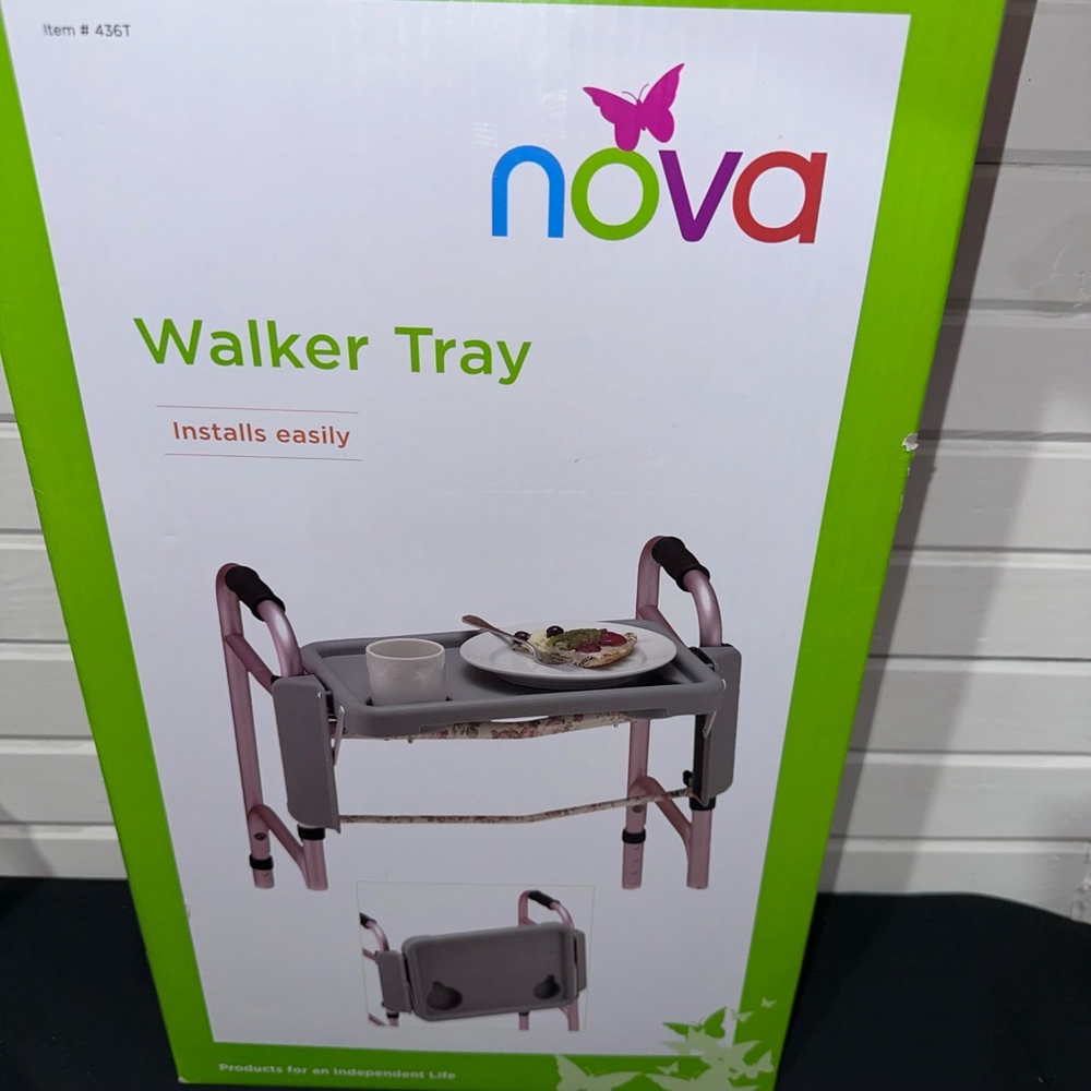 Nova Walker Tray, Grey, 14"x9.75" NEW - Picture 7 of 11